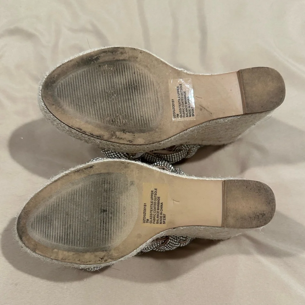 Steve Madden UZO ESPADRILLE WEDGE SANDAL - Picture 4 of 5